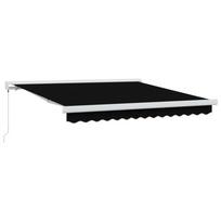 Ištraukiama markizė Juoda 300 x 250 cm Audinys ir metalas