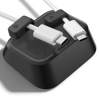 Spigen Magnetinis kabelių laikiklis, juodas