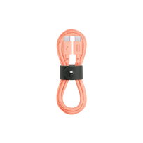 Native Union diržinis kabelis (USB-C - USB-C) 1,2 m, abrikosinis