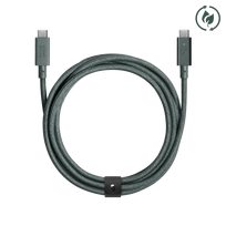 Native Union Diržo kabelis Pro (USB-C - USB-C) 2,4 m, žalia