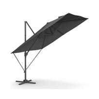 Lauko skėtis 270x270cm., tamsiai pilkos/juodos spalvos