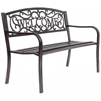 Sodo suoliukas 127x63,5x89cm., bronzinės spalvos