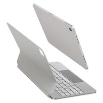 Uniq Venno Pro Magnetinė Išmanioji Dėžutė su Klaviatūra iPad Air 10.9" (2020/2022) / Pro 11" (2021/2022) / Air 11" (2024/2025/2026) - Balta