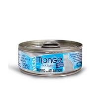Monge konservai katėms su Atlanto tunu savo sultyse 12x80g