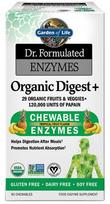 Garden of Life Dr. Formulated Digest+, Tropical Fruit - 90 kramtomųjų tablečių