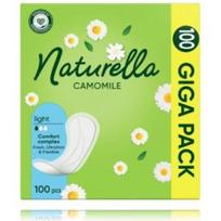 Naturella Camomile Light kasdieniniai higieniniai įklotai - 100 vnt.