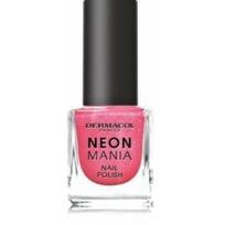 Dermacol Neon Mania Nail Polish nagų lakas - 5 Bubblegum Pink