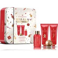 The Luxury Bathing Company Fig & Cranberry rinkinys (kremas 50 ml. + kremas 50 ml. + gelis 50 ml. + vonios bomba 25 g.) - 1 vnt.