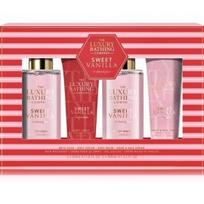 The Luxury Bathing Company Vanilla & Almond rinkinys kūnui (vonios putos 100 ml. + gelis 100 ml. + rankų kremas 50 ml. + kūno kremas 50 ml.) - 1 vnt.