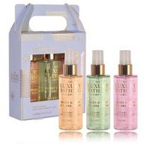 The Luxury Bathing Company Orange & Ylang Ylang plaukų ir kūno dulksnų rinkinys (3 x 100 ml.) - 1 vnt.
