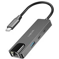 Logilink USB3.2 Gen1 hub, 3-port with 2.5G ethernet UA0432