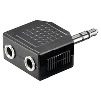 Goobay | Headphone AUX adapter; 3.5 mm jack 1-to-2