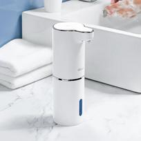 Automatinis putų muilo dozatorius vonios kambariui su išmaniąja skalbimo mašina rankoms su USB įkrovimu, baltas, aukštos kokybės ABS