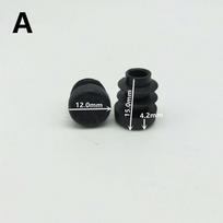 10vnt Apvalūs Plastikiniai Vamzdžių Juodi Uždengimo Galiniai Kamštukai Vamzdelių Įdėklai 12 14 16 19 20~60mm Kėdžių Neslystantys Pėdučiai Sandarinimo Dangtelis