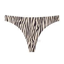 Sports Yoga Women's Leopard Print Underwear Women's Breathable Seamless Underwear Plus Size Thong T-pants S dryžiai