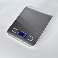 P20 Nerūdijančio plieno virtuvinės svarstyklės: Tikslūs elektroninės maisto svarstyklės, skirtos naudoti namuose White Battery-Powered 10kg/1g