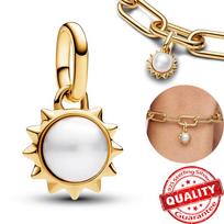 Sparkling Star Mini Dangle Charm Fit Brand Me Bracelet Copper Me Series Green Heart Mini Charm Girl Party Jewelry