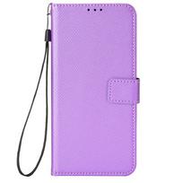 Skirtas Motorola Edge 50 Fusion Case Flip Odinė piniginė kortelės lizdas Magnetinis telefono dangtelis, skirtas Moto Edge 50 Pro G Stylus Power Play 2024 40 Neo G84 G54 G24 For Edge 50 Fusion violetinė
