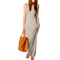 Moteriška Sexy Vest Maxi Suknelė Be rankovių Slim Fit Suknelė XXXL