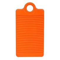 Neslystantis mini rankinis plastikinis skalbimo lenta buitiniam skalbimui oranžinė