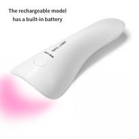 Rankinė UV LED lempa nagų džiovinimo lempa Įkraunama mini manikiūro lempa nagų džiovintuvas gelinio lakavimo manikiūro įrankiams USB