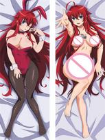 Anime High School DxD Seksuali mergina Rias Gremory Himejima Akeno Irina Shidou Dakimakura Kūno pagalvės užvalkalas Apkabinama kūno pagalvė 40x120cm pillowcase