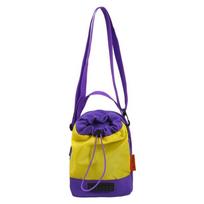 Spring and Summer Dopamine Water Cup Bag Small and Lightweight Work Clothes Crossbody Bag Single Shoulder Bag One Size geltona/violetinė