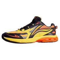 Li Ning Fuyiao 2.0 Klasikiniai Retro Dvigubos Amortizacijos Stabilus Palaikymas Patvarūs Neslystantys Žemo Aulo Bėgimo Batai Vyrams sportbačiai Geltoni Oranžiniai ARXU001-8 39