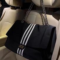 Vienos peties Crossbody Messenger krepšys Paprastas ir universalus Didelės talpos Grandinėlė Spalvotas krepšys juoda