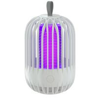 Buitinė uodų žudymo lempa Elektrinė uodų gaudyklės naktinė lemputė Nešiojama uodų gaudymo lempa USB Powered balta