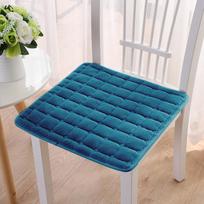 Žieminė flanelė sutirštinta neslysta pliušinė kėdžių pagalvėlė biuro automobilio sėdynės pagalvėlė sofa restorano vienspalvė sėdynės pagalvėlė 40x40cm