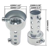 2x motociklo gali DB Killer duslintuvas triukšmo pašalinimo išmetimo reguliuojamas duslintuvo duslintuvas geležies 35mm/42mm/45mm/48mm/60mm