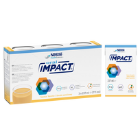 NESTLE Impact Oral Vanilės Skonio Gėrimas (237 ml) paketėliai, 3 vnt.