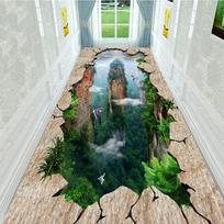 Kūrybingi 3D prieškambario kilimai Miegamojo Svetainės Kilimėliai Koridorius Praėjimas Didelis Neslystantis kilimėlis 80cm*100cm