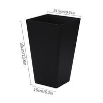 Large Square Flower Pot Resin Decorative Plant Pot Large Planter For Outdoor Plants Decorative Outdoor Plant Pot Flower Boxes United States juoda