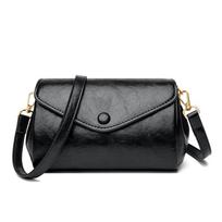 Rudens Moteriška Tekstūruota Odinė Crossbody Rankinė - Madinga, Universali, Retro Dizaino, Įvairių Spalvų. One Size juoda