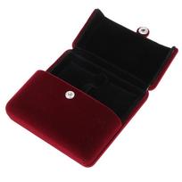 1 gabalo papuošalų dovanų dėžutės, skirtos apyrankių karolių apyrankėms, vienai žiedo dėžutei Bracelet Box vyno raudonos spalvos