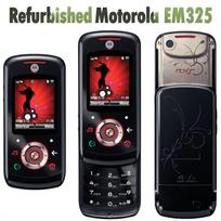 Atnaujintas originalus Motorola EM25 EM325 slankiojuoju mygtuku 1,8  1,3 MP GSM slankiojamasis telefonas su viena SIM kortele 1 Battery 1 Charger juoda