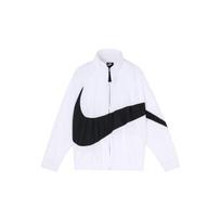 Nike Big Swoosh Austas ryškus švarkas (Azijos dydis) Balti vyriški gatvės drabužiai AR3133-100 L