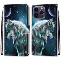 Prabangus dažytos odos dėklas-piniginė knygos stiliaus apsauginis viršelis iPhone 16 15 14 13 12 11 Pro MAX 16Pro 15Pro 14Pro 16Plus 15Plus 12mini SE4 (2025 m) iPhone SE4 (2025)