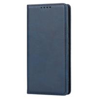 Apple iPhone 16/15 Plus/14 Pro Max Leather Magnetic Wallet Case with Card Slot iPhone XR mėlyna