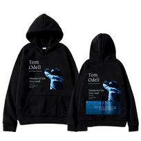 Tom Odell Wonderful LifeTour 2026 Hoodies Fashion Hip-hop Sweatshirt Long Sleeve Pullover Autumn Winter Unisex Streetwear XS juoda