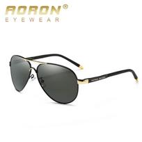 AORON spalvoti poliarizuoti akiniai nuo saulės vyrams Aviator Driving Glasses Fashion