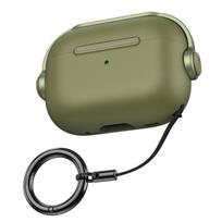 AirPods 4 & Pro 2 Mielas Minkštas Dėklas - Apple Bluetooth Ausinių Apsauginis Korpusas, Antros Kartos, Ins Stiliaus AirPods 3 armijos žalia spalva