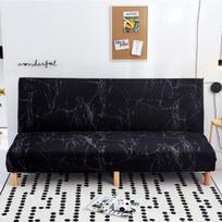 Berankis sofos užvalkalas, viskas įskaičiuota, elastingas odinis sofos užvalkalas, audinys Paprasta sulankstoma sofa-lova 120-155cm