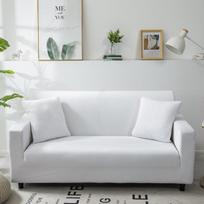 Vientisas skandinaviško stiliaus sofos užvalkalas iš pieno šilko - Visų sezonų vienspalvis pagalvėlės užvalkalas Cushion Cover [45*45cm]