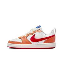Nike Court Borough Low 2 BQ5448-119 Vaikų batai EU 35.5 oranžinė/balta