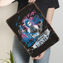 Jinx Was Here Poster Arcane Game Metal Sign Home Decor Items Custom Tin Plaques for Gamer Gaming Room Decoration Wall Art Mural 20x30cm（7.8x11.8inch）