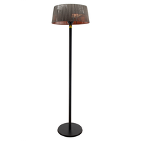 Lauko šildytuvas TunaBone TB1821SH-01, dvigubos skaidrios halogeninės šildymo lempos, 2100 W, juodas