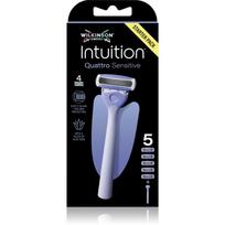 Wilkinson Sword Intuition Quattro Sensitive skutimosi mašinėlė + atsarginiai peiliukai